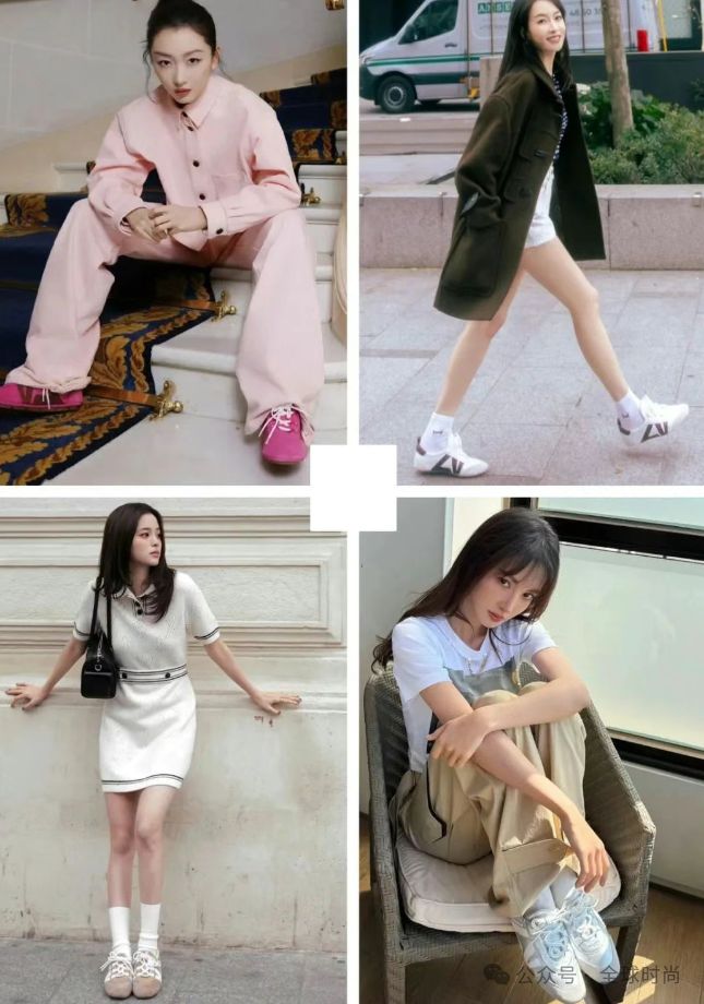 突然又又又火了这样搭精致又时髦！AG旗舰厅网站【芭蕾运动鞋】今年(图6)